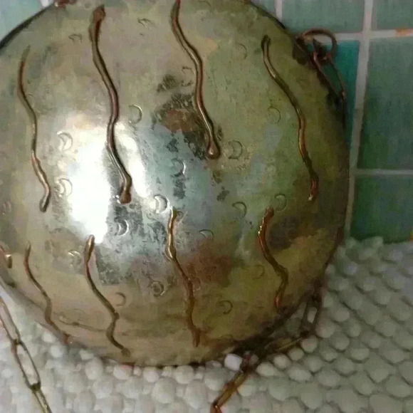 Lunacy Vintage Handcrafted Metal Chain Mermaid Crossbody Bag Purse - Picture 5 of 11